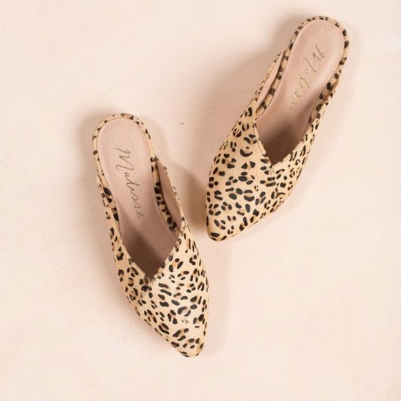 matisse leopard mule